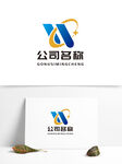 字母W标志通信科技行业logo