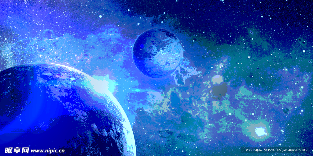 蓝色星空