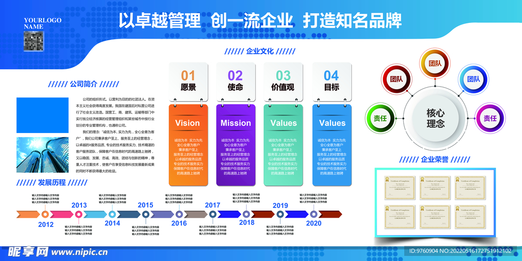 企业文化栏
