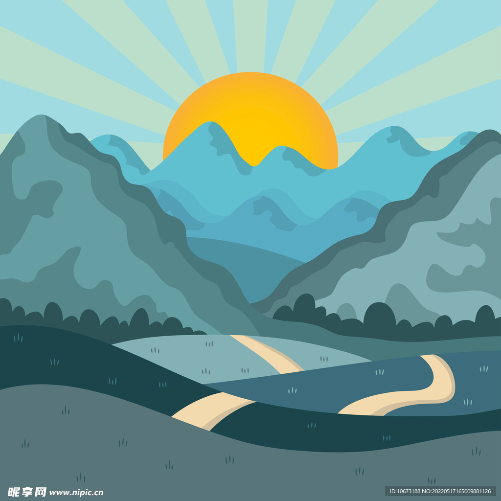 日出日落