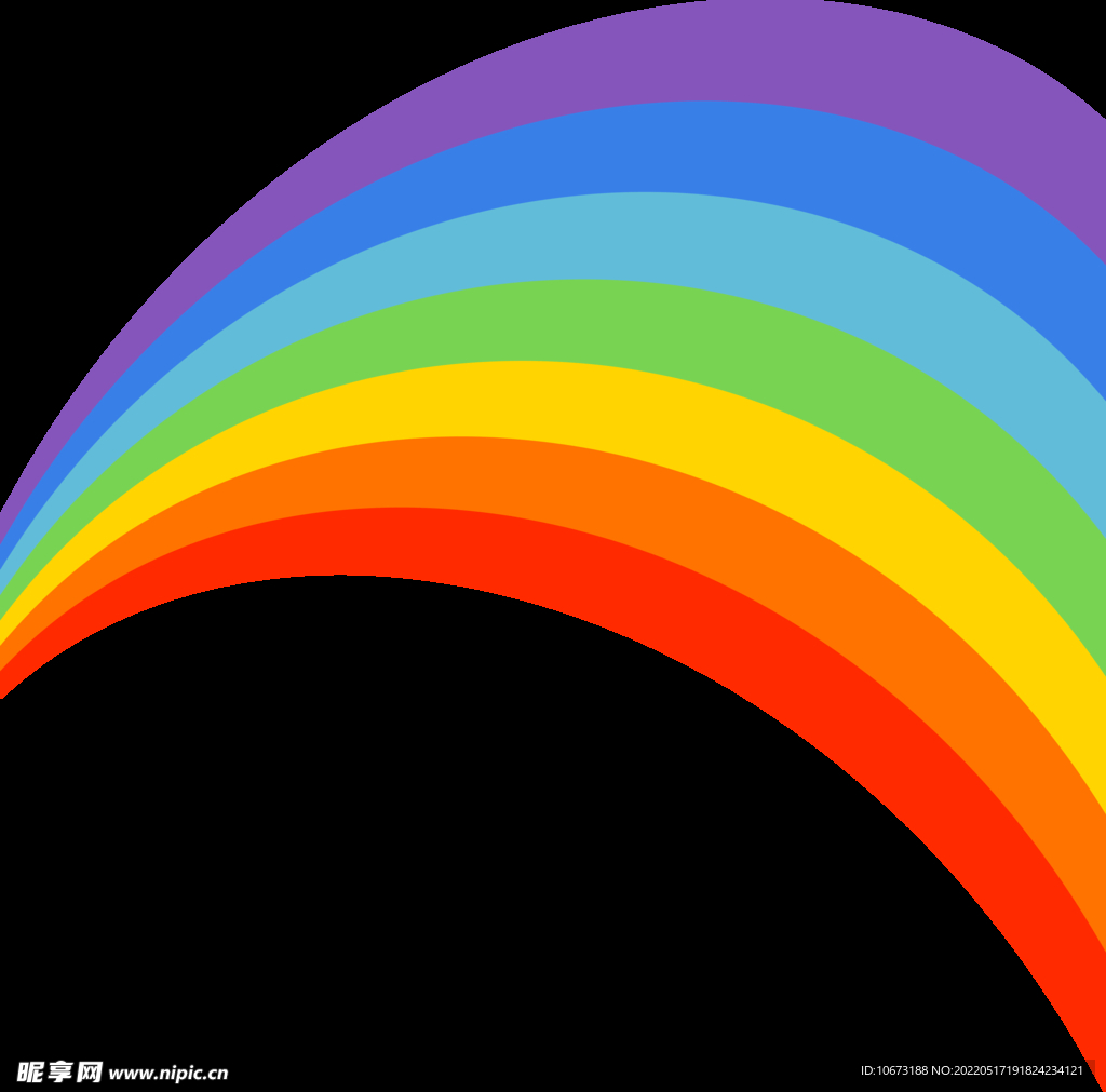彩虹图案