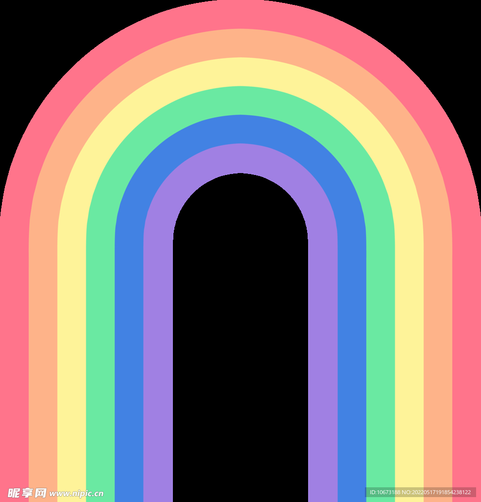 彩虹图案