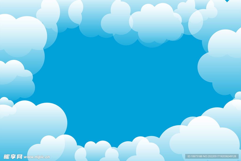 天空云朵背景 