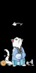 卡通猫T恤手机壳图案