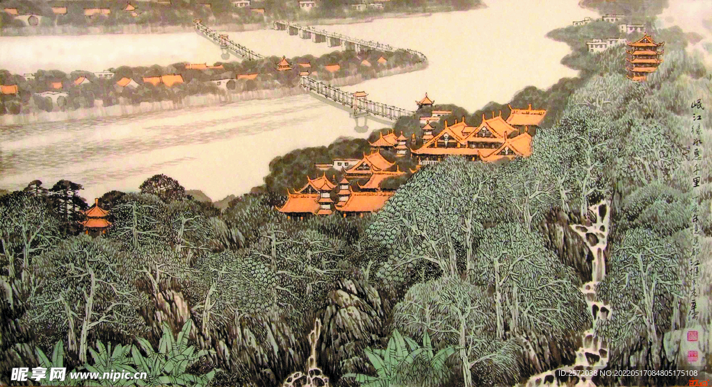 岷江绿水惠千里