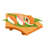 日料寿司插画