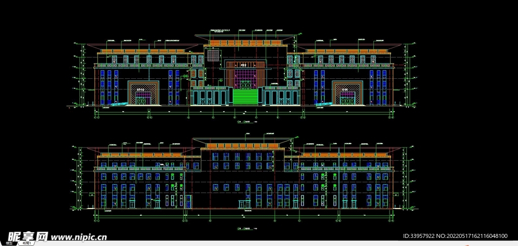 档案馆 建筑图 CAD 图纸 