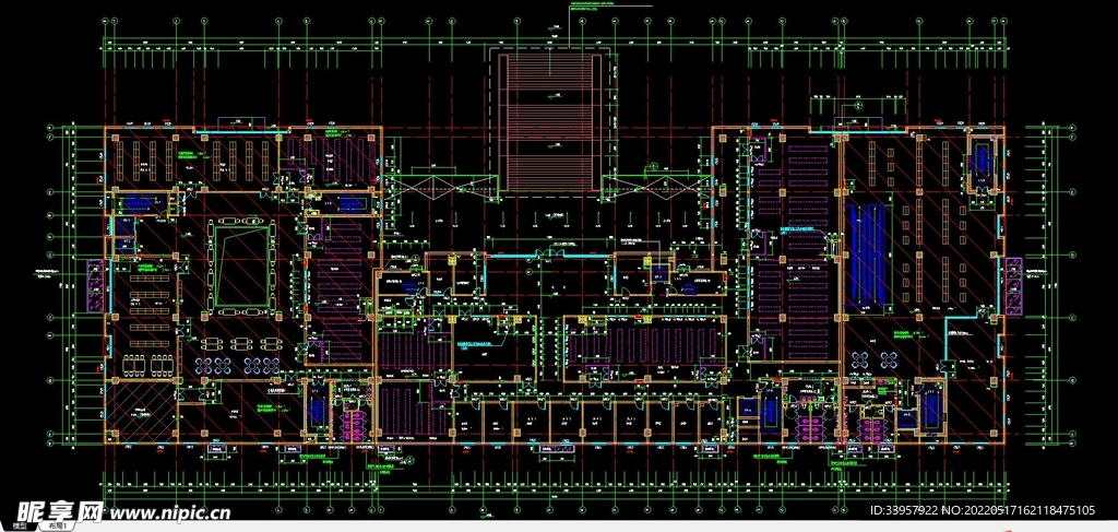 档案馆 建筑图 CAD 图纸 