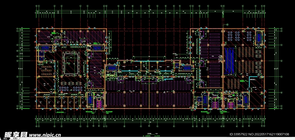 档案馆3层建筑图