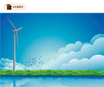 绿色能源环保矢量海报