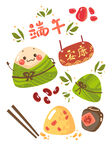 端午节可爱贴纸