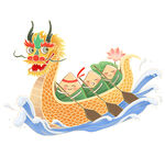 端午节龙舟插画