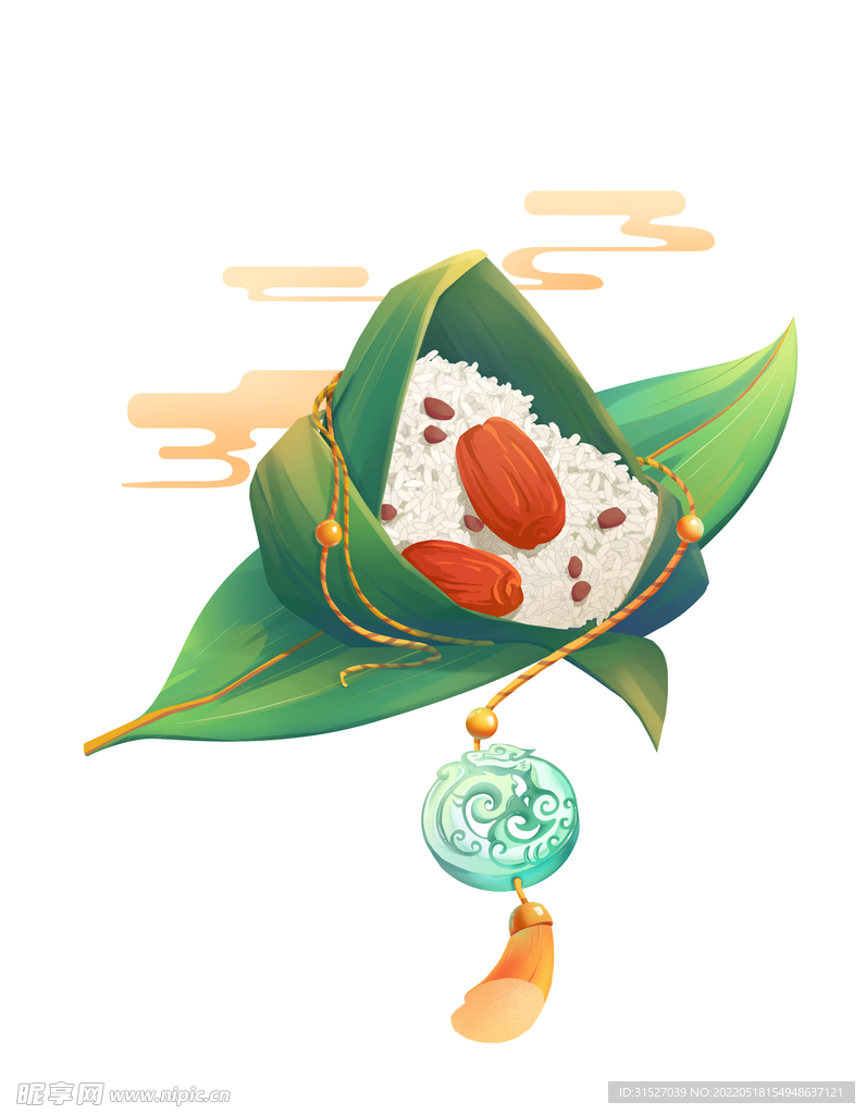 粽子手绘素材插画