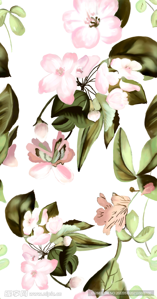 手绘花