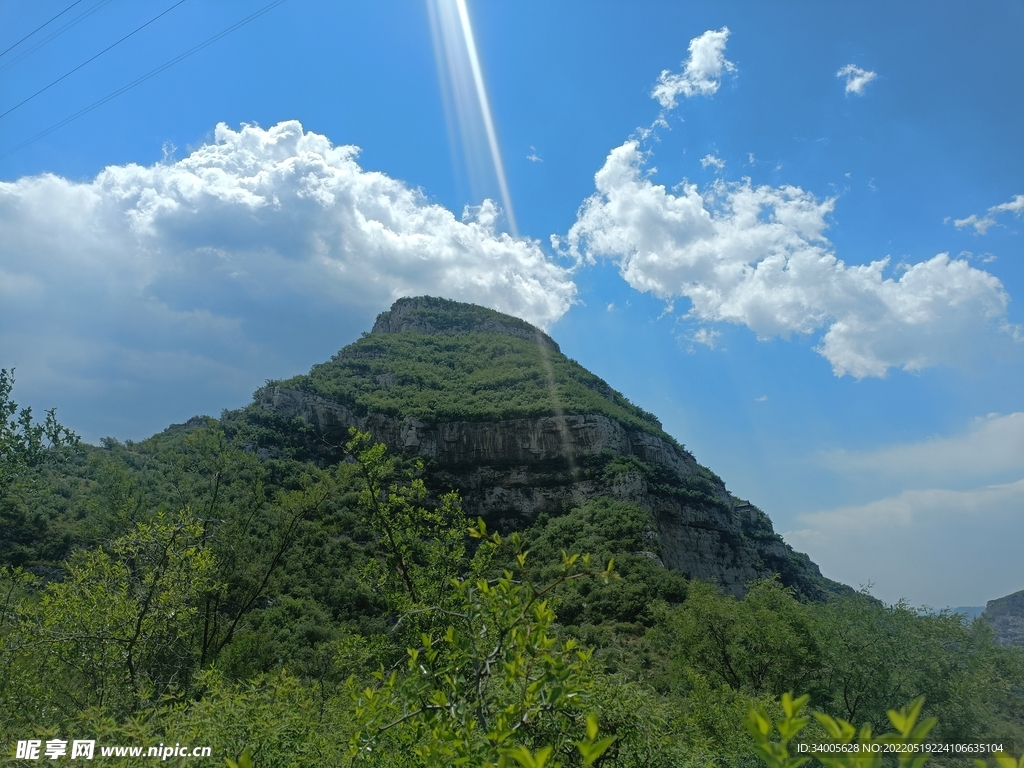 山头阳光