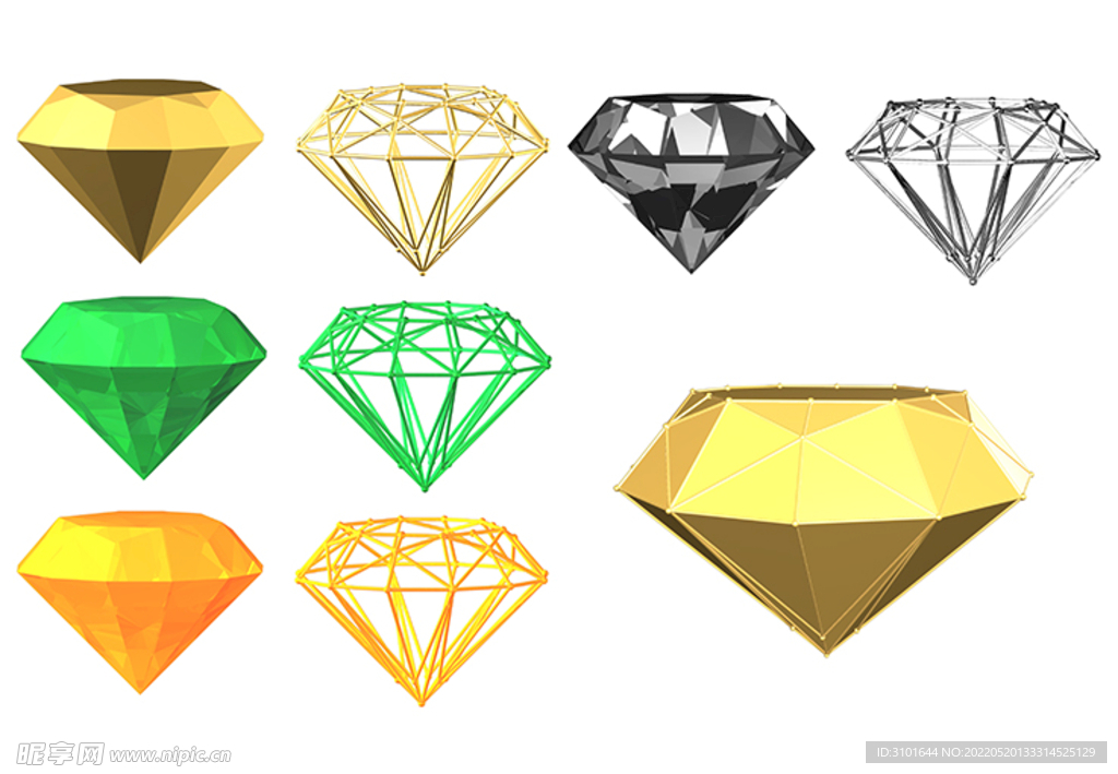 3D钻石
