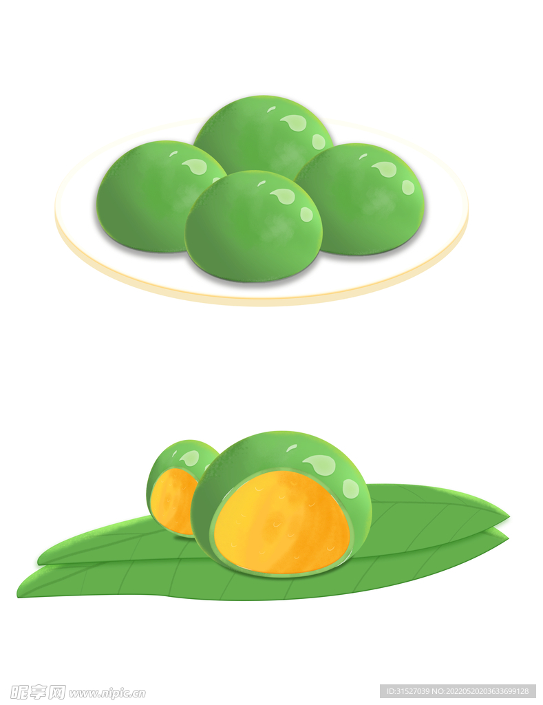 青团插画