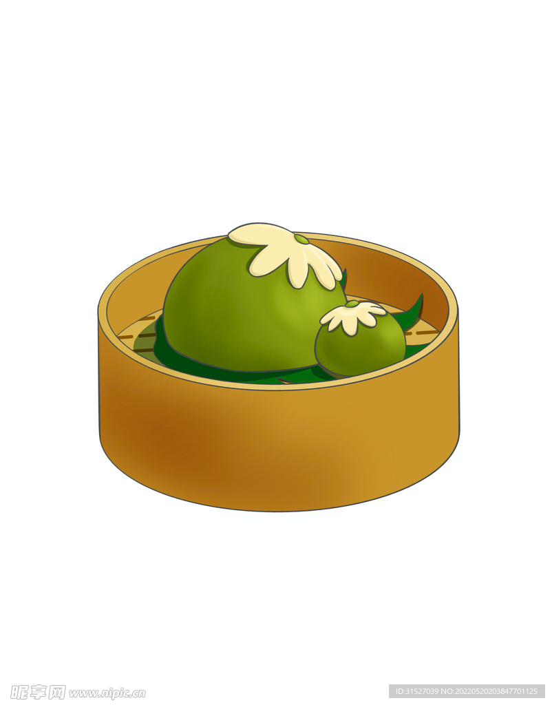 青团手绘素材