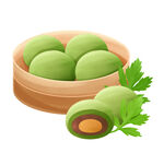 青团插画素材