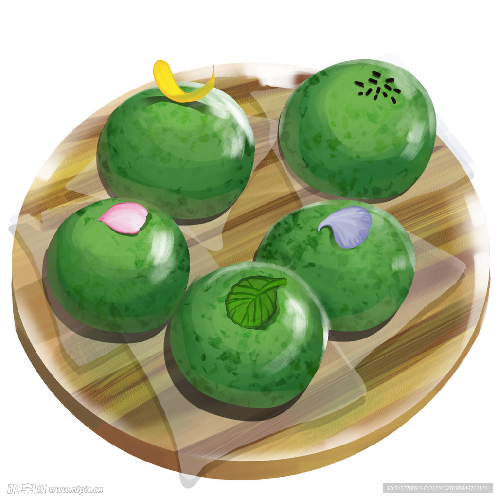 青团插画