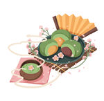 清明节插画素材