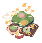 清明节青团素材