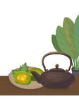 青团美食素材插画