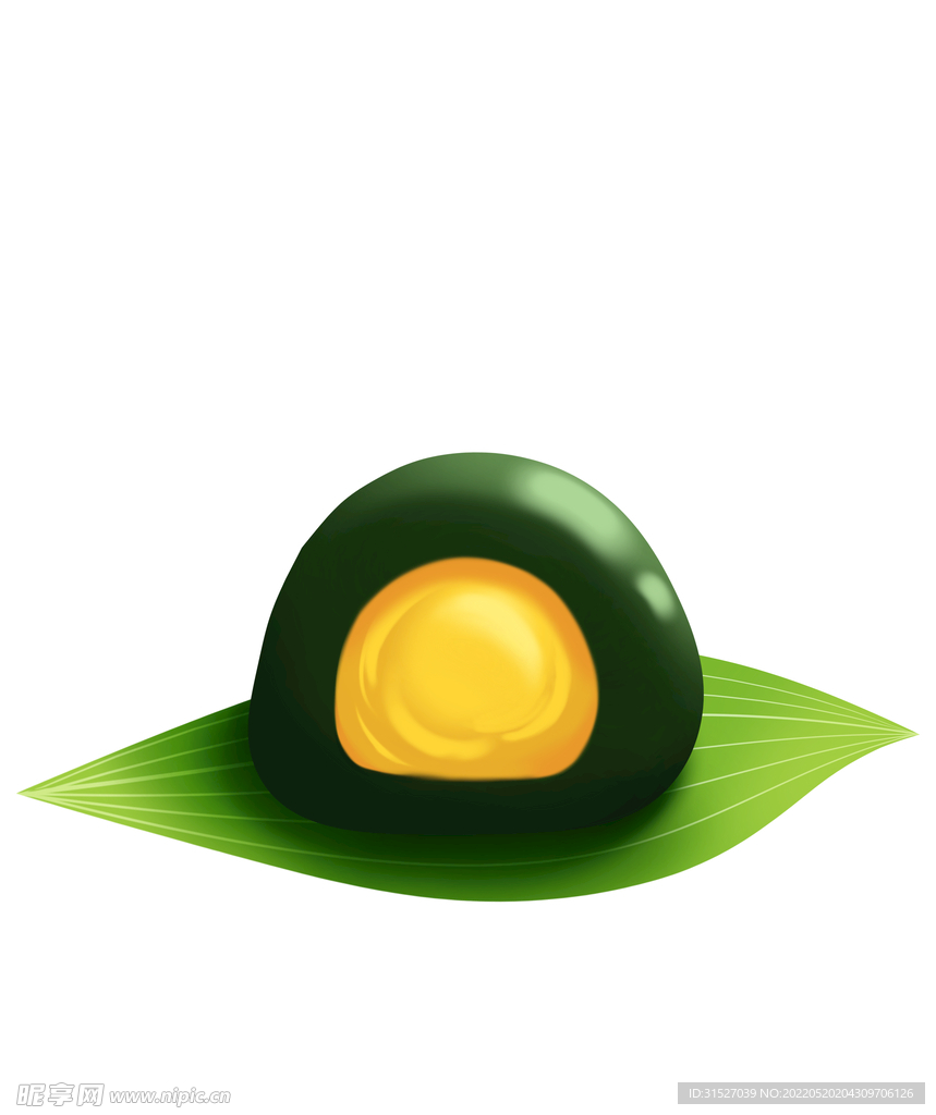 青团美食插画素材