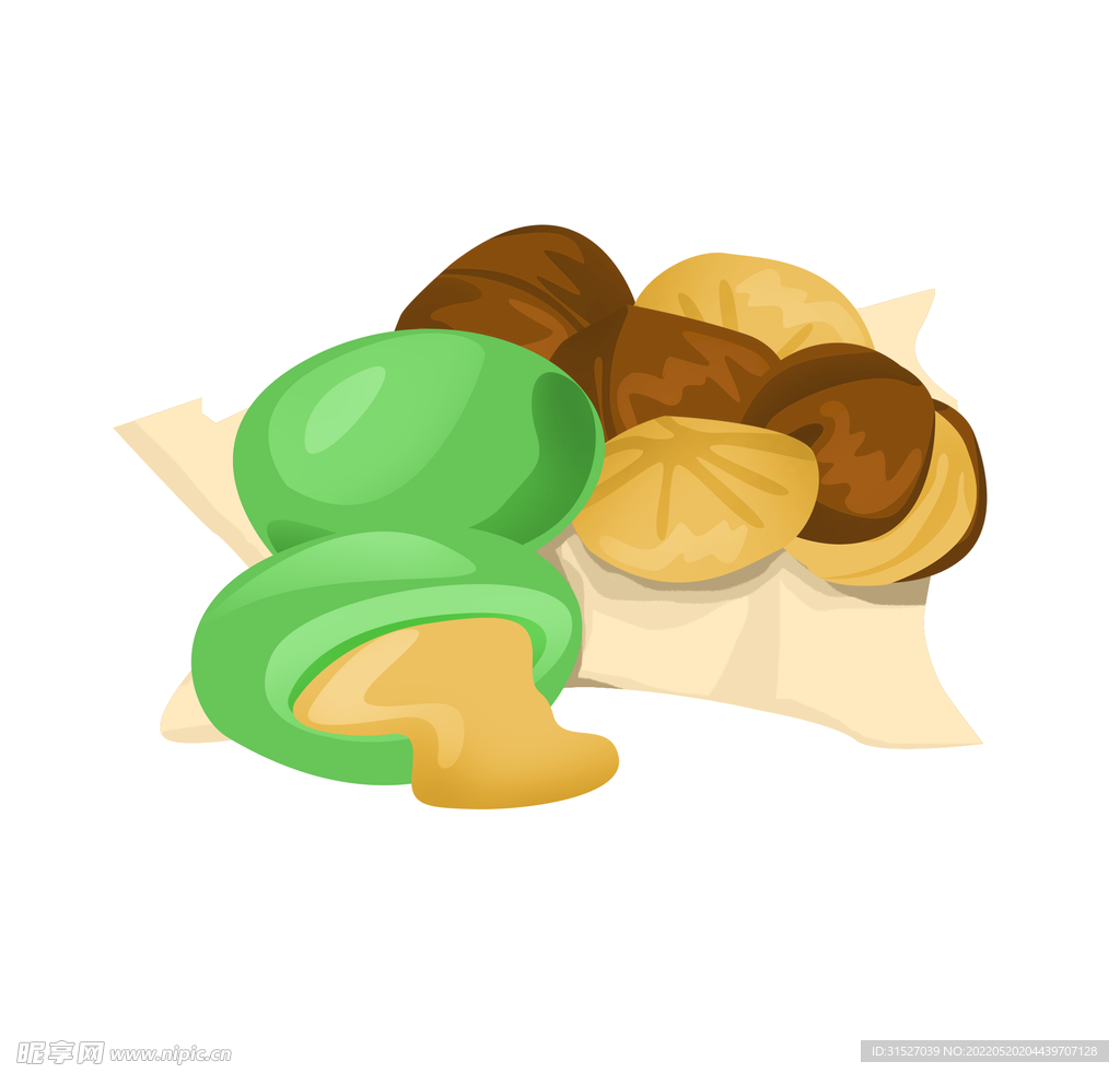 青团插画素材