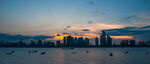 杭州钱塘江夕阳