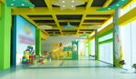 幼儿园架空层3D设计展示