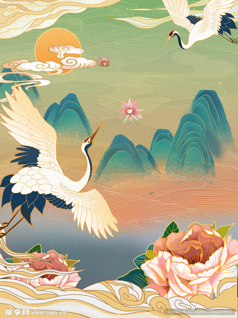 中国风背景  