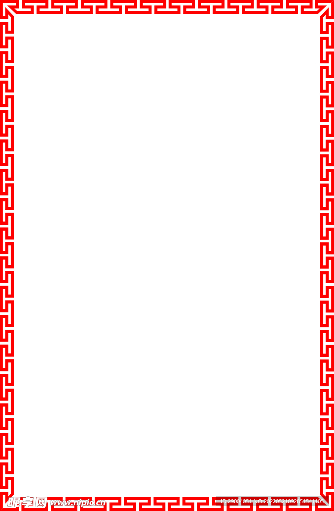 富贵不断头 边框