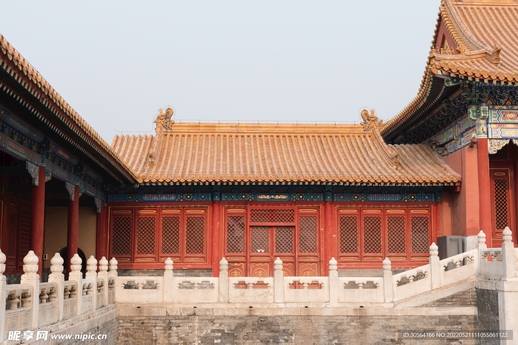户外复古宫殿建筑