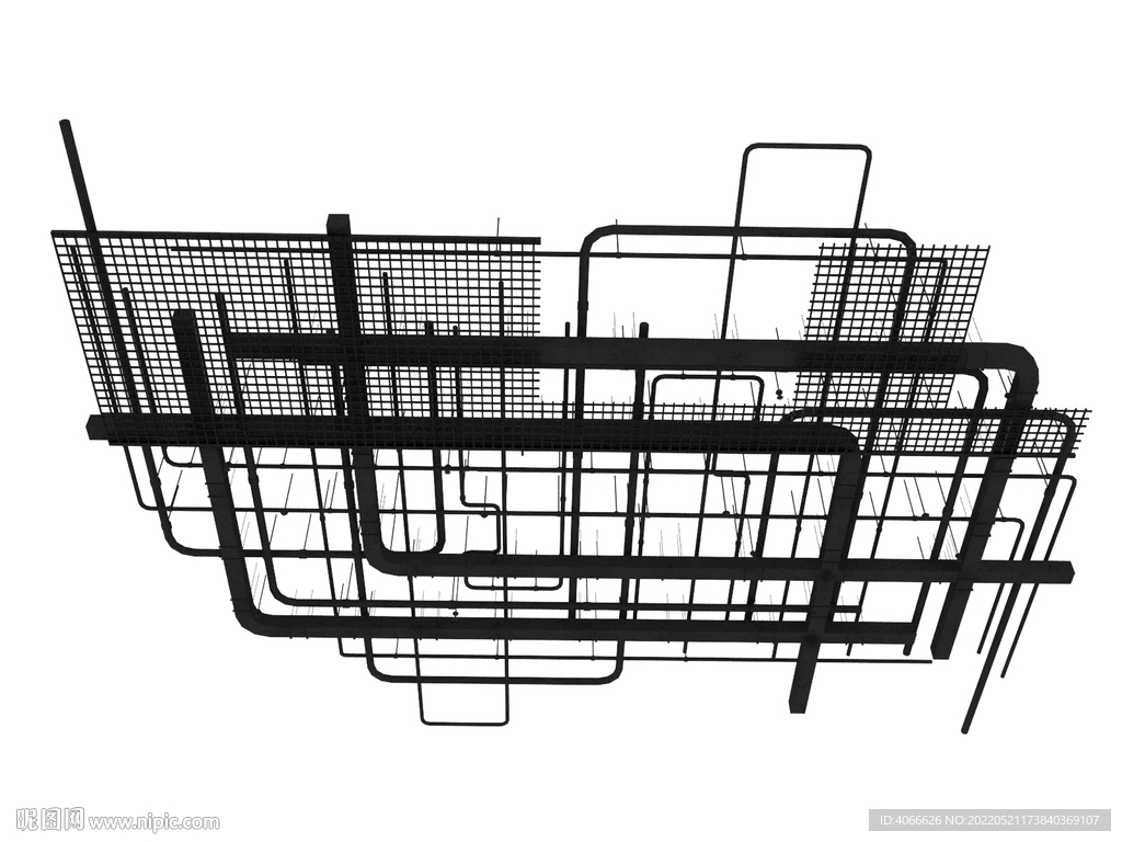 消防管管道3d模型
