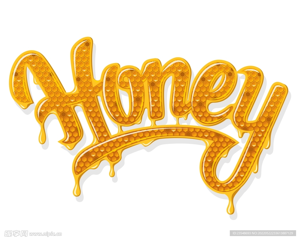 蜂蜜字honey