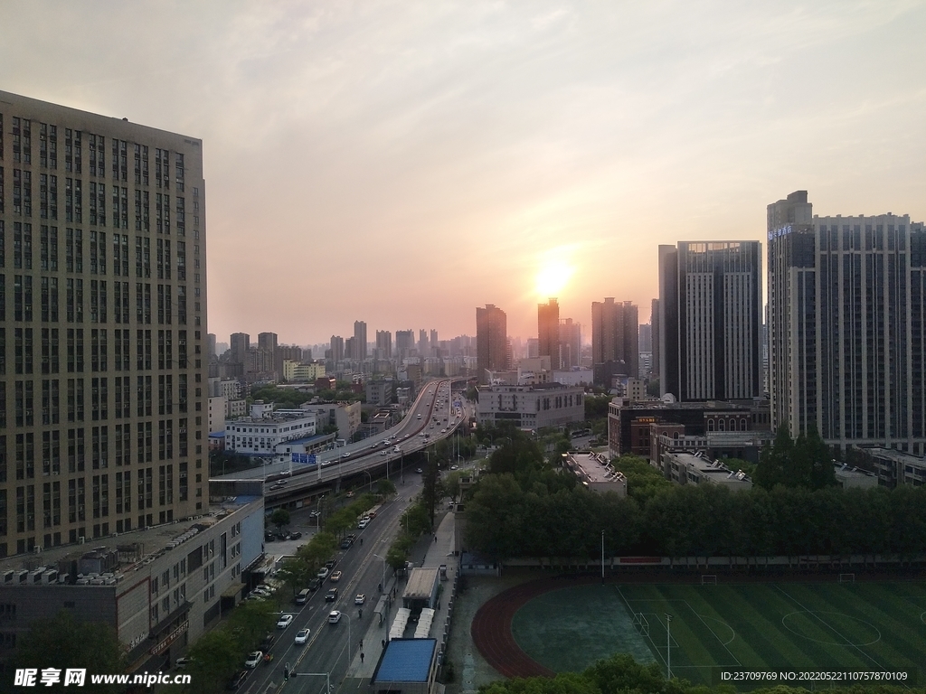 夕阳风光 美丽风景  大美武汉