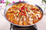 锅仔麻辣鸭头