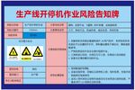 搅拌站作业风险告知牌