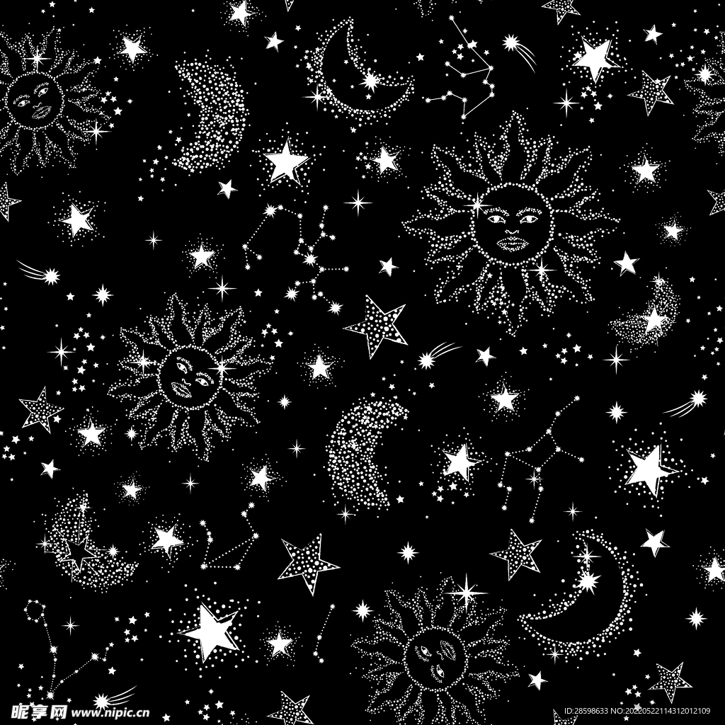 星星月亮