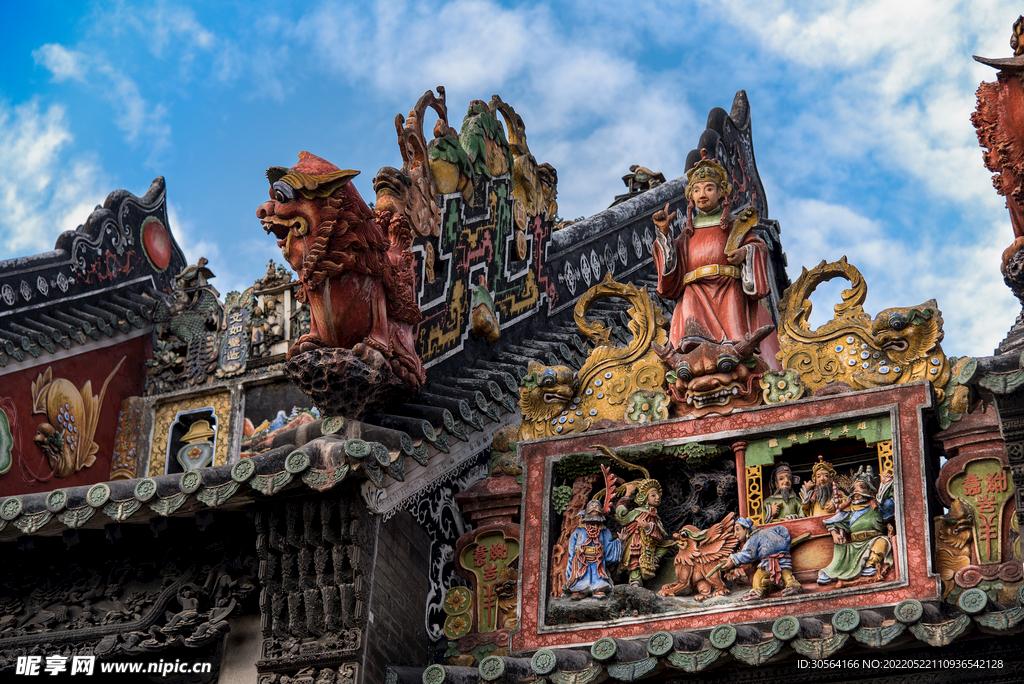 户外复古壁画建筑