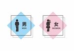 厕所标识牌