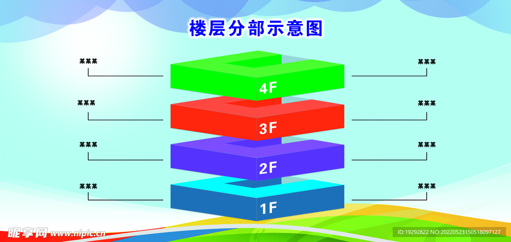 楼层3D分布图