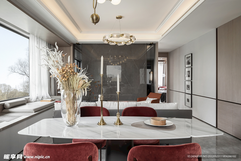 轻奢风格家装实景图