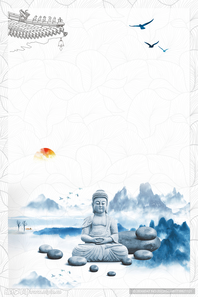 禅意背景 