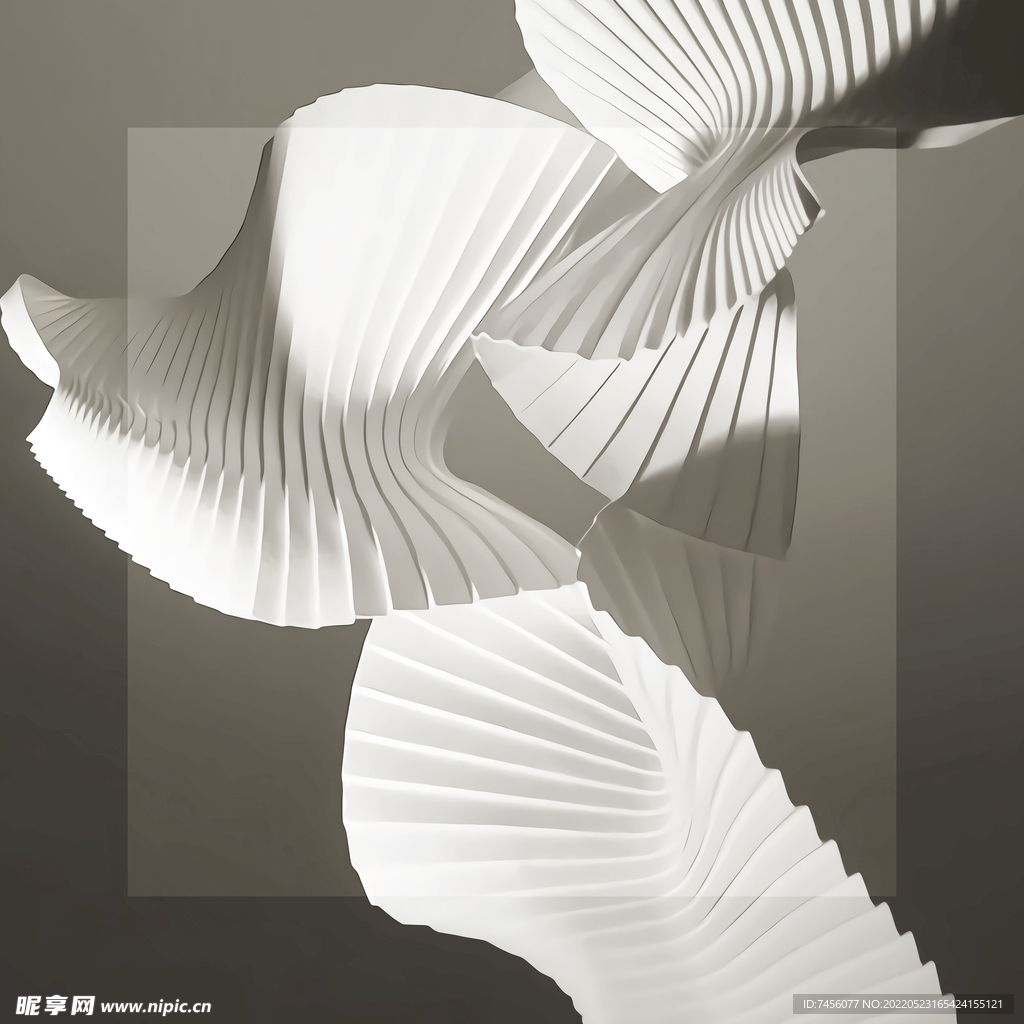 白色艺术装饰画挂画