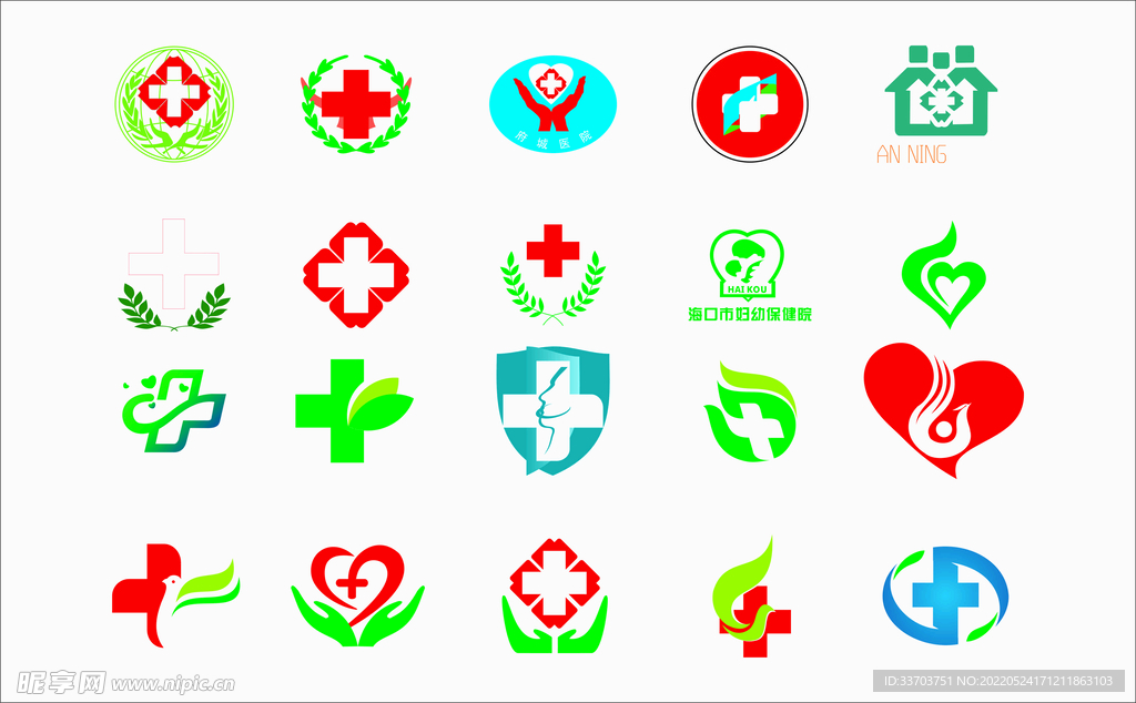 医院logo红十字