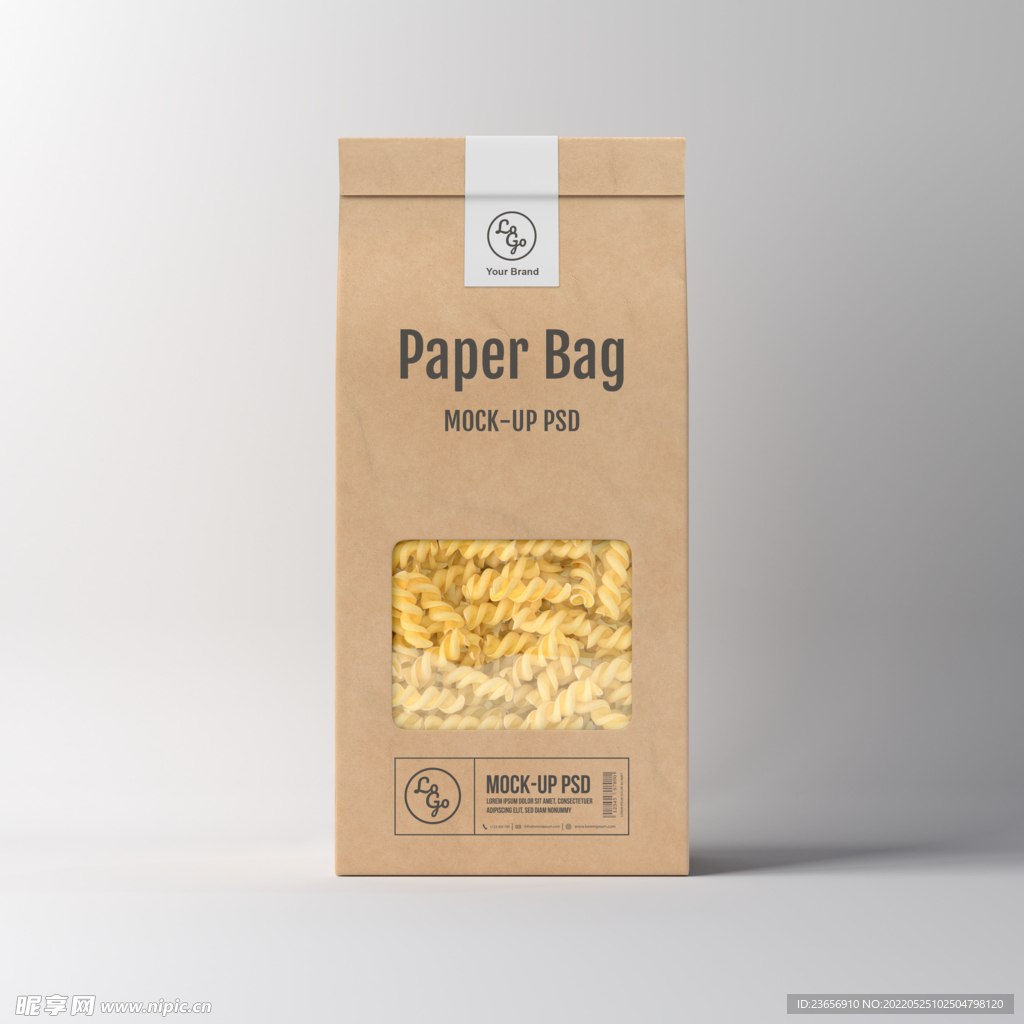 牛皮纸袋食品包装样机