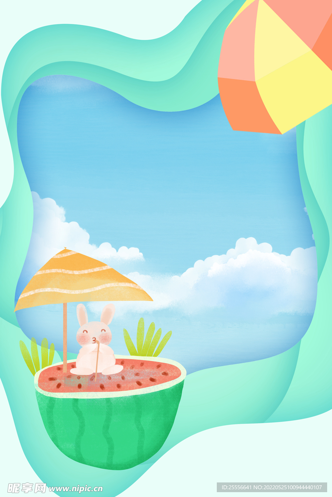 夏天背景