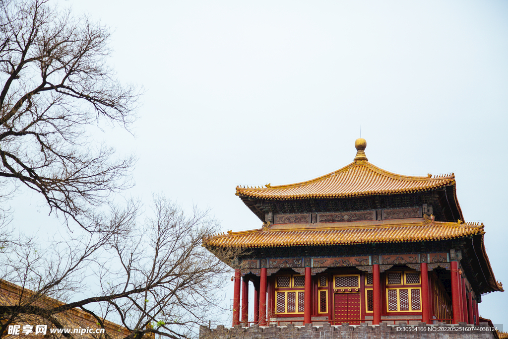 户外复古宫殿建筑